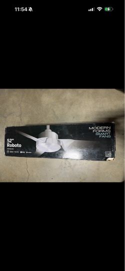 Smart Indoor and Outdoor 3-Blade Ceiling Fan 52in Brushed Aluminum