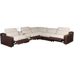 Reba 6 Piece Dual Power Recline Sectional