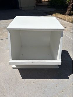 Wood Storage cubby