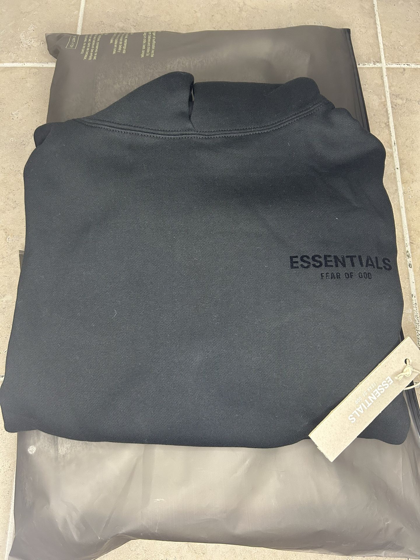 Essential Hoodie black Size S