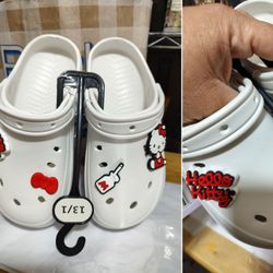 Hello Kitty clogs kid size $8 each
