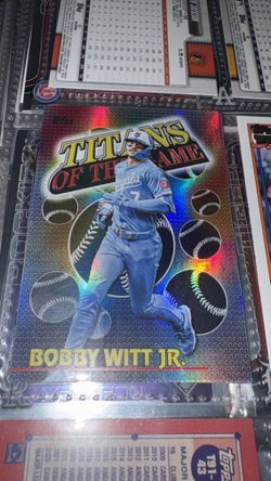 ⭐️  Bobby Witt Jr - Titans of Game Insert - Royals  ⭐️ 