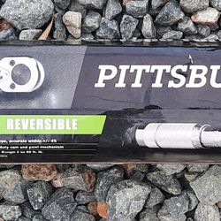 Pittsburgh Pro Reversible Click Type Torque Wrench 3/8" Drive