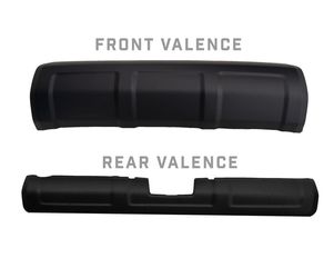 Black Lower Valance Front/Rear Replacement For 4Runner (2014-2024)