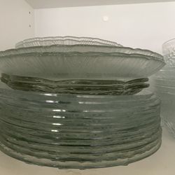 Clear Plates Set $30