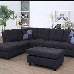 Sectional And Ottoman 