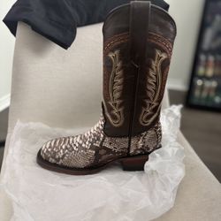100% Python Snake Skin Boots 