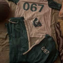 Squid Game Costume  Size Medium 