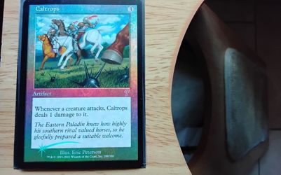 Caltrops foil 7th Edition VERY LIGHT PLAY! magic the gathering cards mtg card vintage old school pre-modern