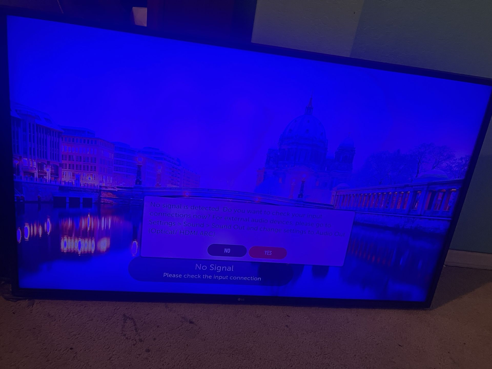 LG TV 65’ No Remote