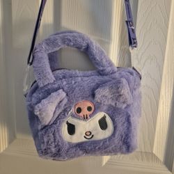 Purple "Hello Kitty" Plush Purse