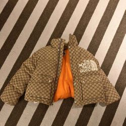 Gucci Men's Monogram Coat SHORT