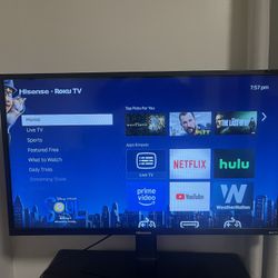 32 Inch Hisense Smart Tv With Stand 