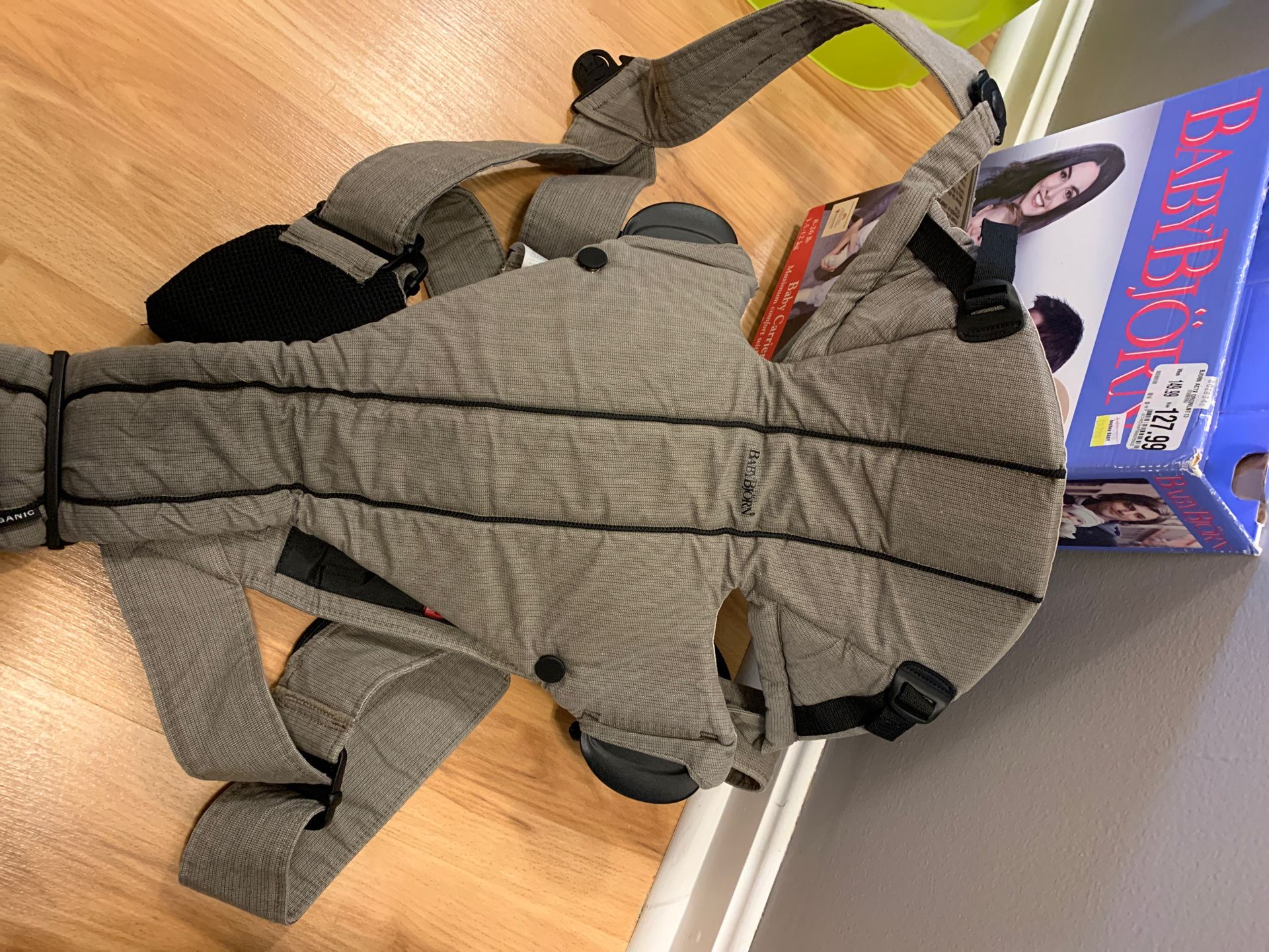 Baby Bjorn organic Baby Carrier front pouch