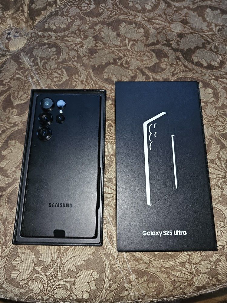 **Samsung Galaxy S25 Ultra – Black, 1TB, Factory Unlocked**