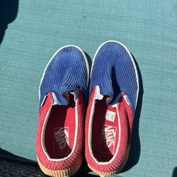 Vans Corduroy Slip On Sz 7 Mens 8.5 Women