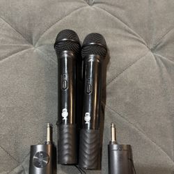 2 Wireless Microphones 