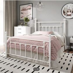 Bed frame - White (Queen)- Price 70$ 