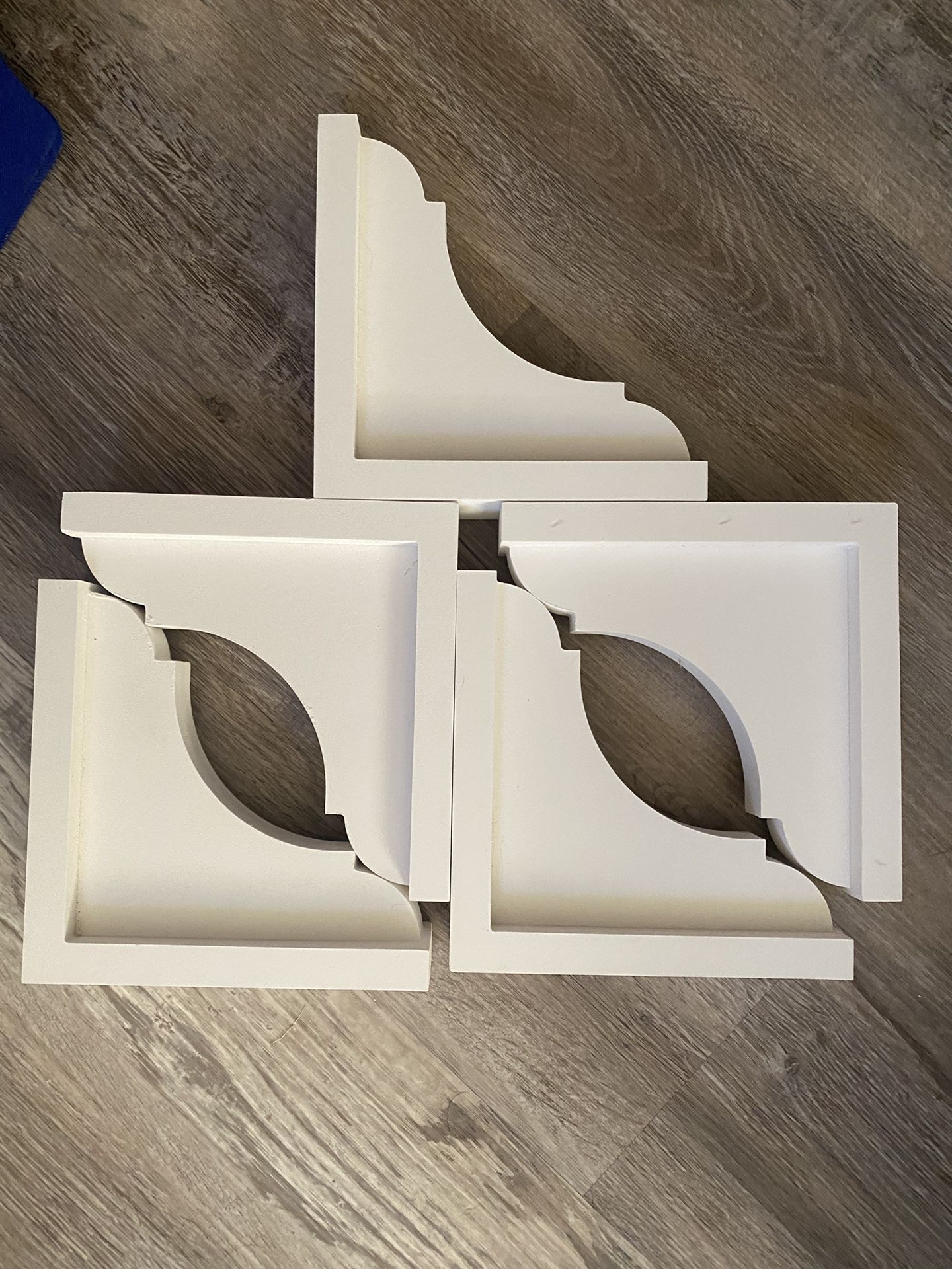 Five Beautiful Wood L Brackets Priced To Sell 7 ‘