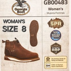 Georgia Boots Amp Lt Wedge Women 8