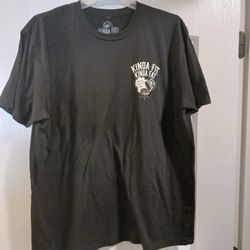 Kinda Fit Kinda Fat Graphic Fun T Shirt Sz XL