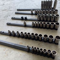 Hand Tool Assortment: Incl Socket Sets, Screwdriver Set, Wrenches, Wood Working, Etc 