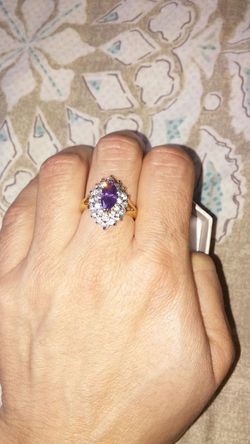 Beautiful 14KGF Cocktail Ring
