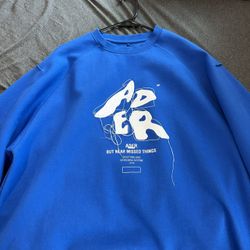 Ader Error Blue Sweatshirt 