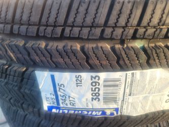 Set 4 tires michelin 245 75 r 17