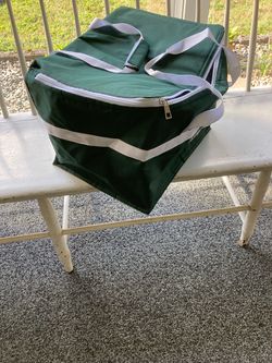 New XL Zippered Cold/Hot Food Carrier Double Handle