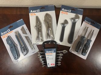 Anvil 5-Piece Tool Set Bundle New