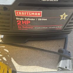 Craftsman Pro Air Compressor W Xtra Long Hose Great For Garage & Cars 