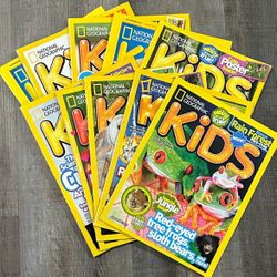 10 Issues of National Geographic Kids Magazine