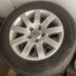 15” vw Passat wheels and tires
