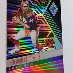 Ken Anderson Cincinnati Bengals 2017 Panini Phoenix Black Parallel 7/10