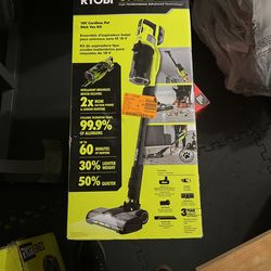 Ryobi 18v Cordless Pet Stick Vac Kit