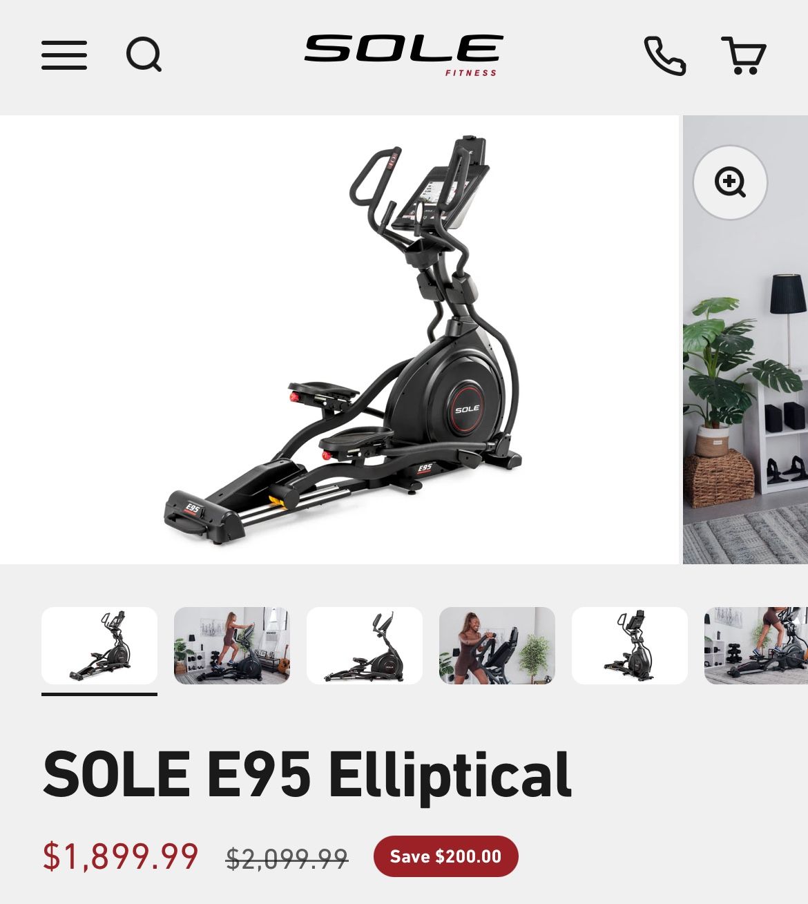 SOLE Elliptical E95