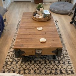 Railroad Cart Coffee Table