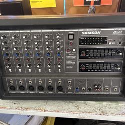 Samson XM610 Powered Mixer READ DESCRIPTION 