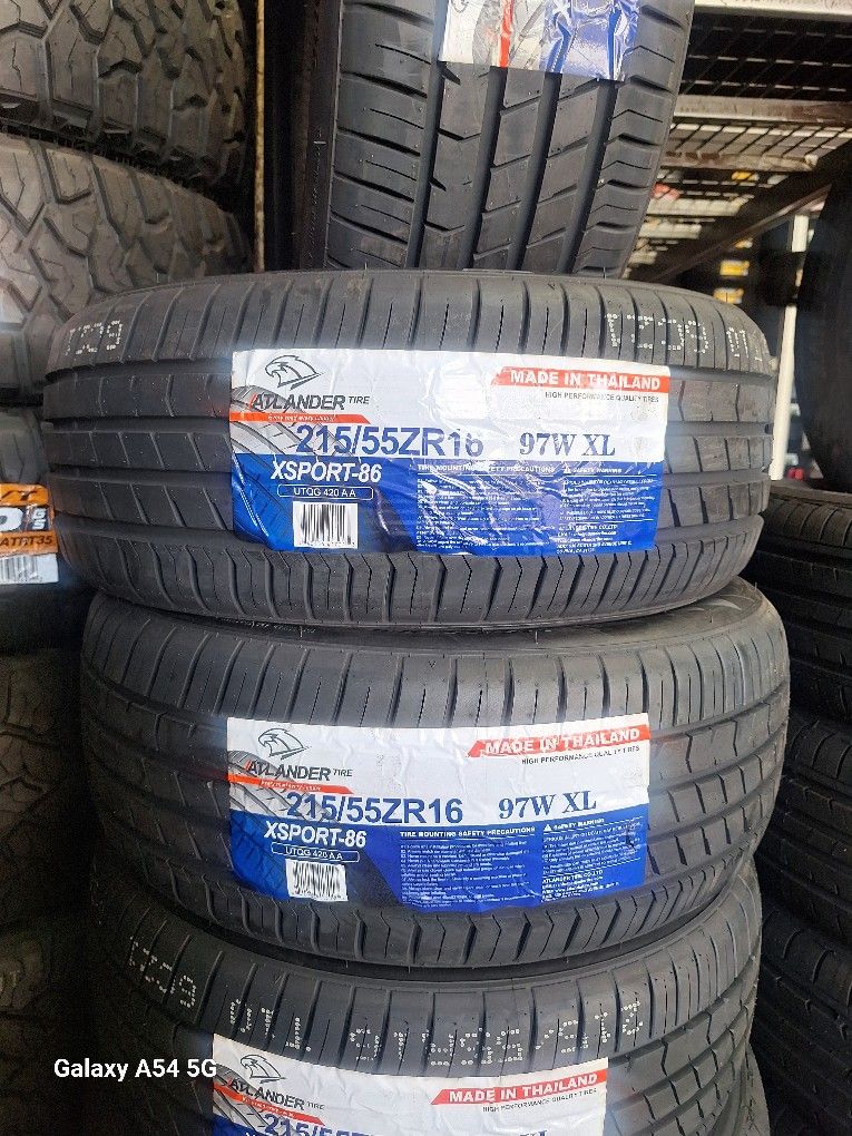 215/55/16/ ATLANDER $380 NEW FOUR TIRES