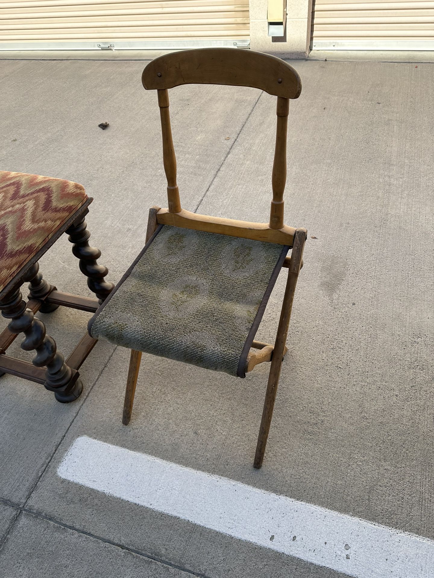 Vintage Folding Camp Chair