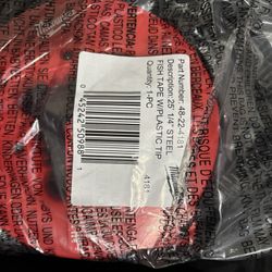 Milwaukee 25' 1/4" Steel Fish Tape with Low Profile Tip. 