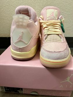 Air Jordan 4 Pink Rex Sneakers size 10.5