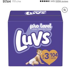 LUVS DIAPER SIZE (3)