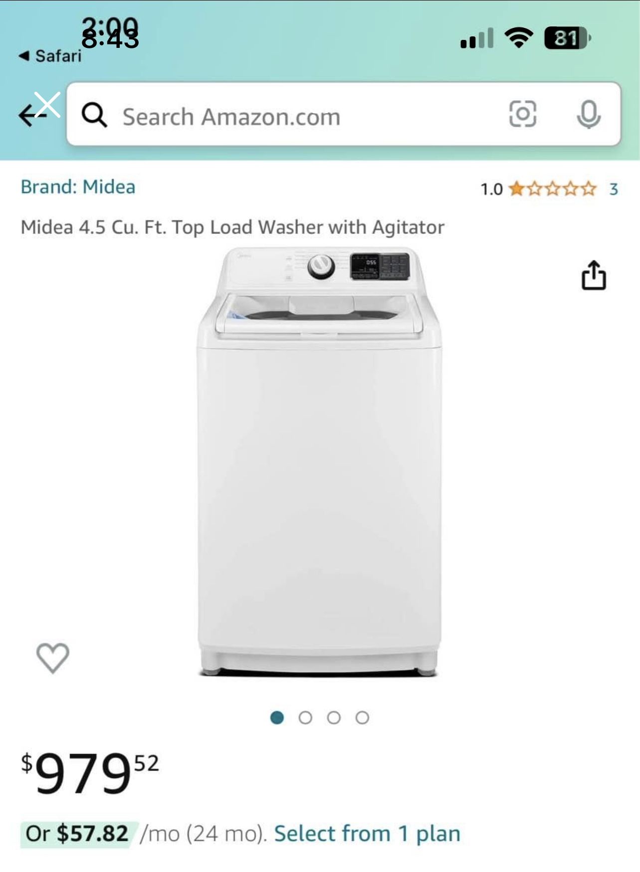 Midea Washer And dryer