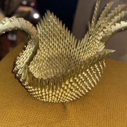 Tramp Art Origami Bird 