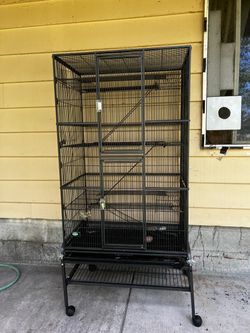 Exotic nutrition  multi level Congo cage for exotic animals