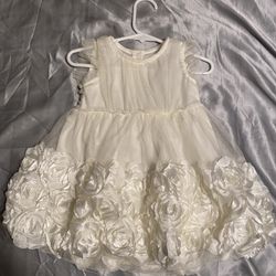 White Baby Girl Dress 18 Months Vestido De Bebe 
