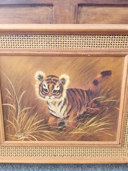 Vintage oil painting