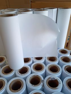 PAPER ROLLS - bright white- thick - $4.00 - for painting - markers -banners